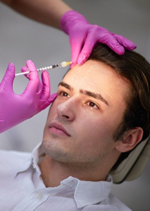 botox for men treatment process